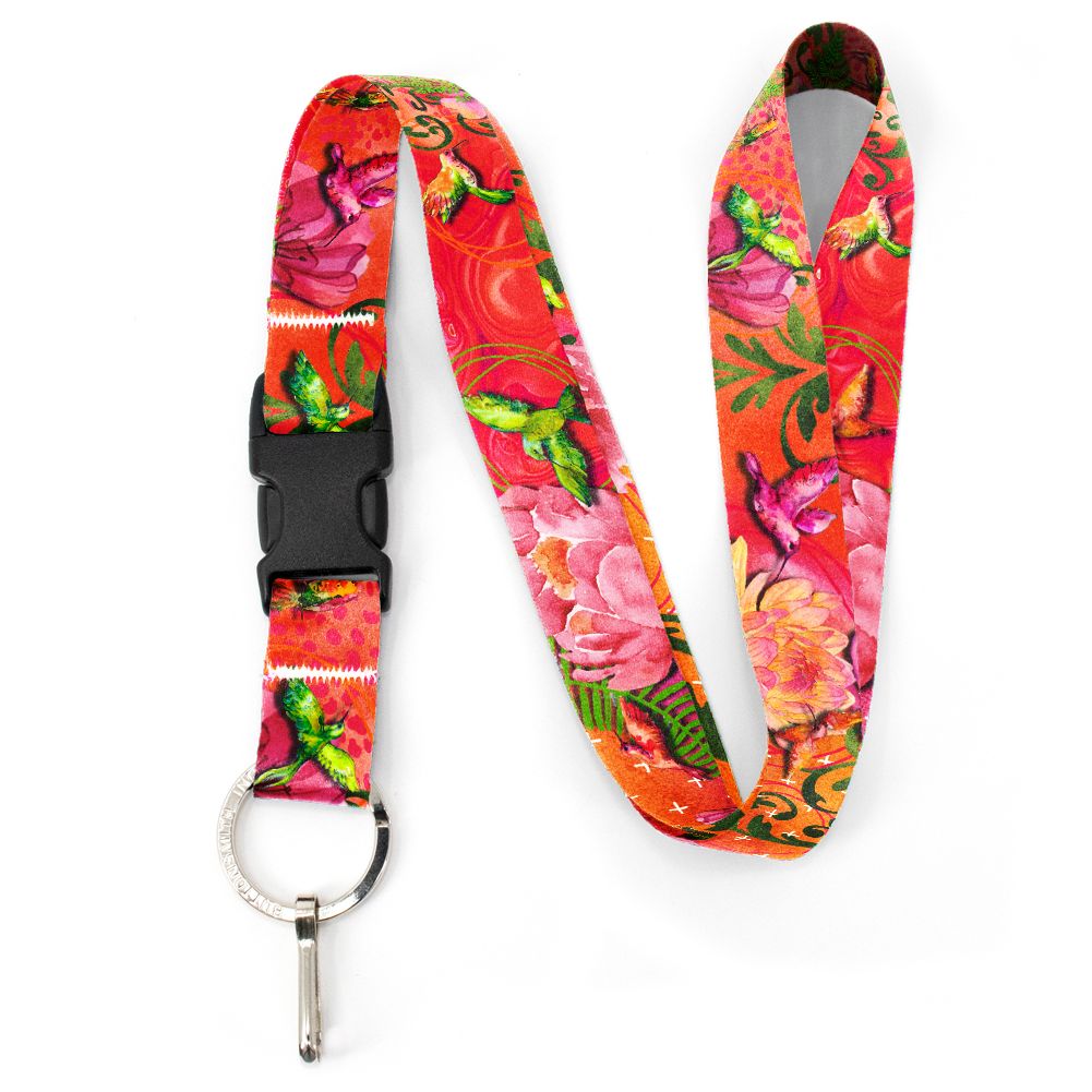 Charm Riot Premium Lanyard - with Buckle and Flat Ring - Made in the USA