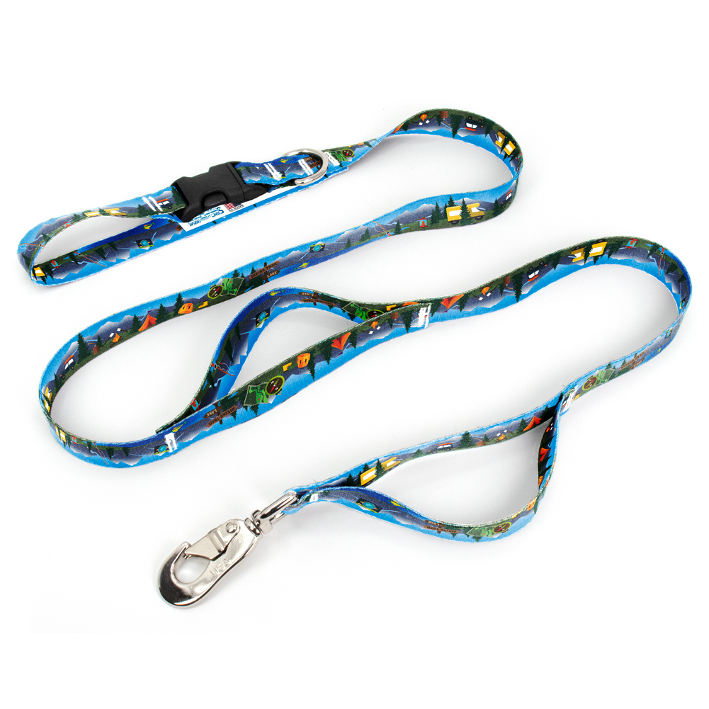 Happy Camper Fab Grab Leash - Made in USA