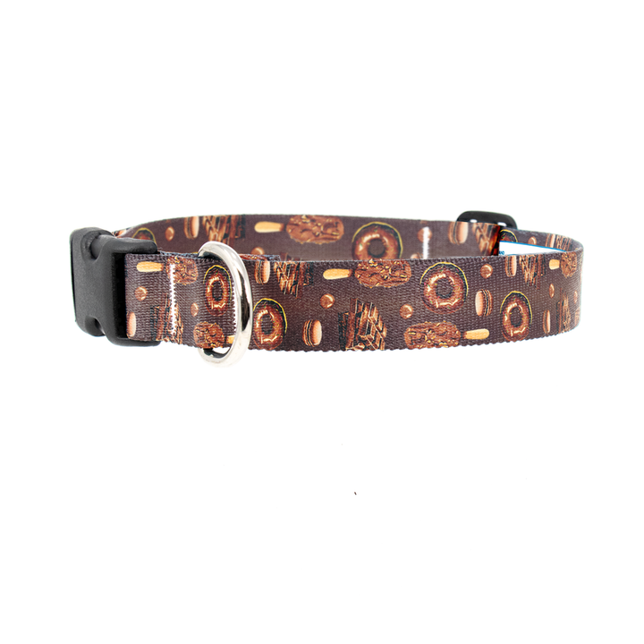 Chocolate Coma Dog Collar - Made in USA