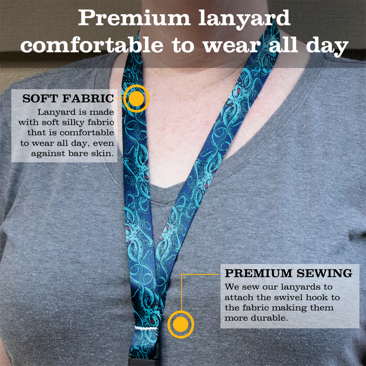 Critters Premium and Breakaway Lanyards - Made in USA