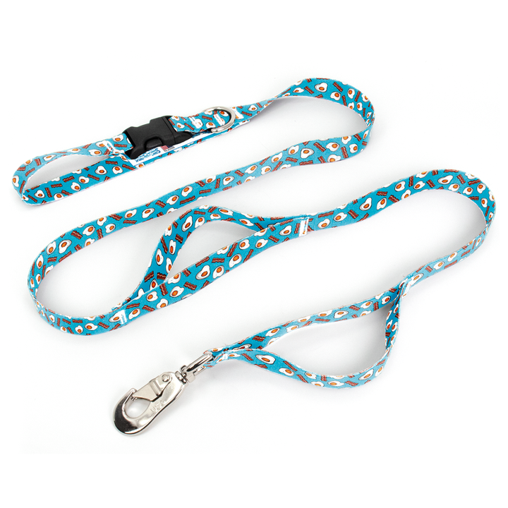 Bacon and Eggs Fab Grab Leash - Made in USA