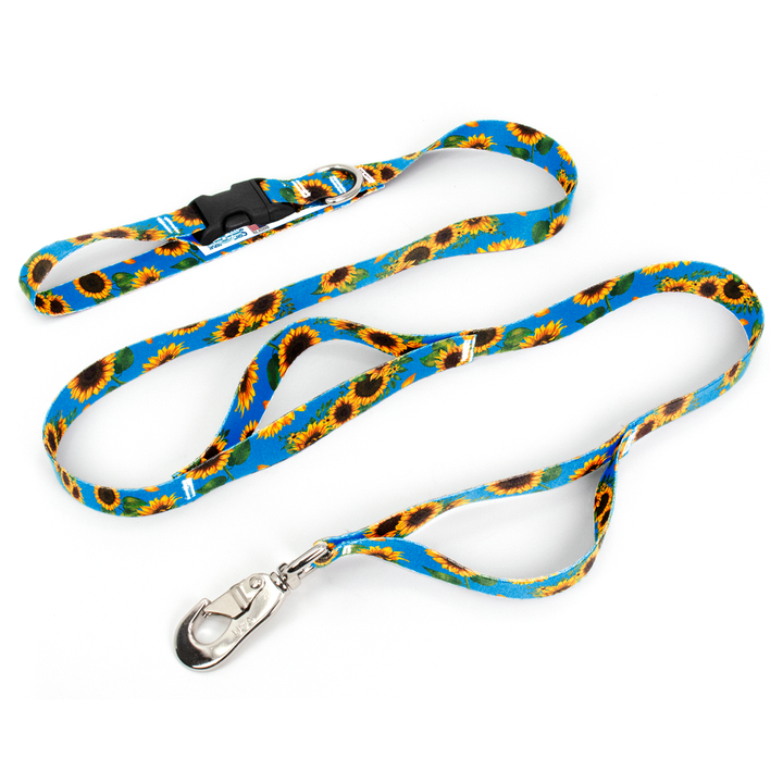 Disability Sunflowers Fab Grab Leash - Made in USA