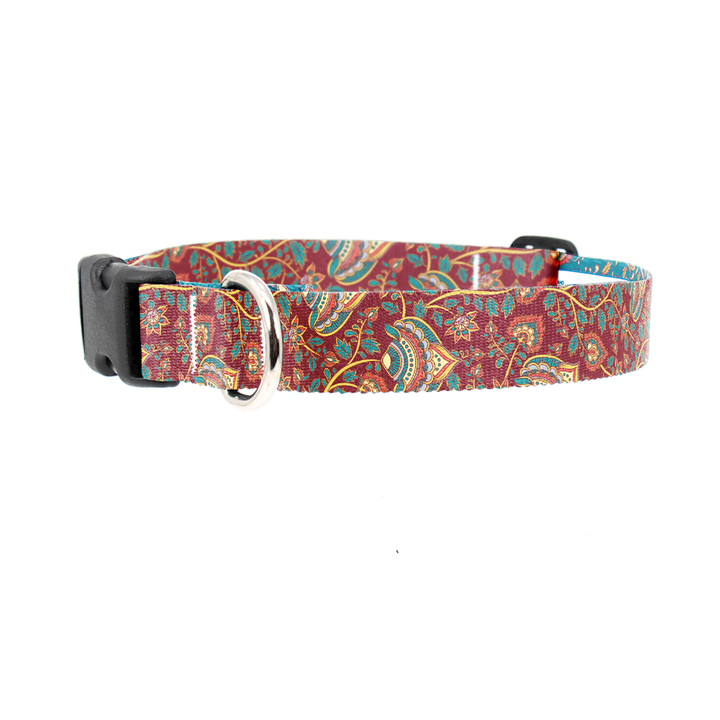 Kalimkari Red Dog Collar - Made in USA