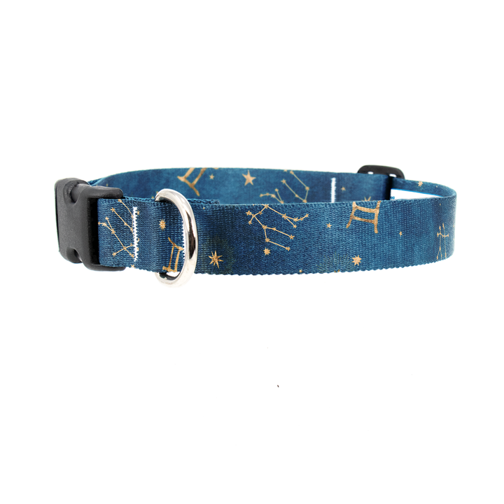 Zodiac Gemini Dog Collar - Made in USA