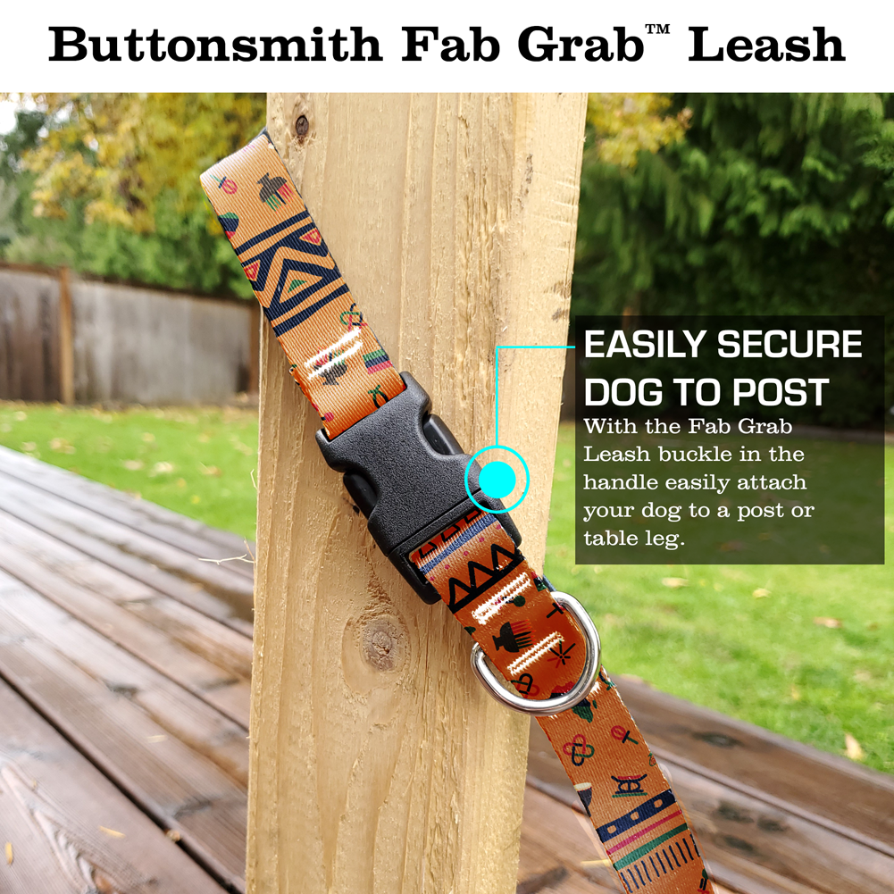 Kwanzaa Fab Grab Leash - Made in USA