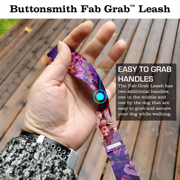 Mucha Amethyst Fab Grab Leash - Made in USA