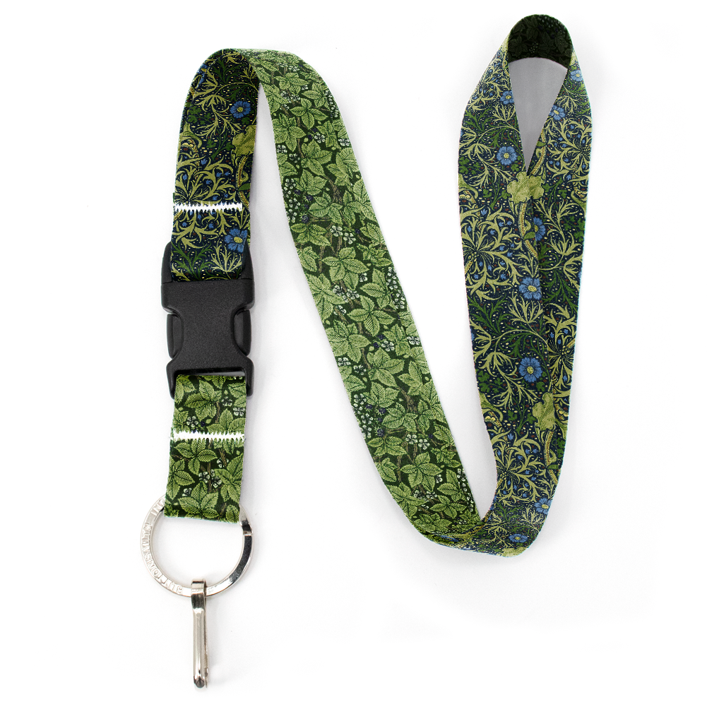 Morris Seaweed Premium Lanyard - with Buckle and Flat Ring - Made in the USA