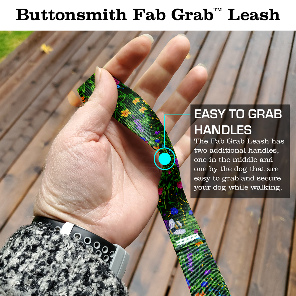 Wildflowers Fab Grab Leash - Made in USA