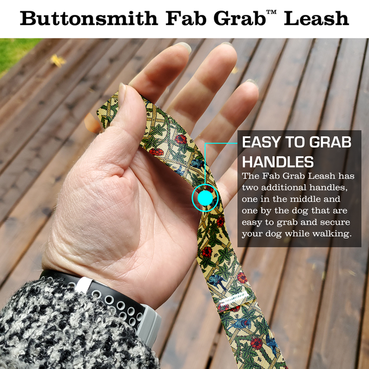 Morris Trellis Fab Grab Leash - Made in USA