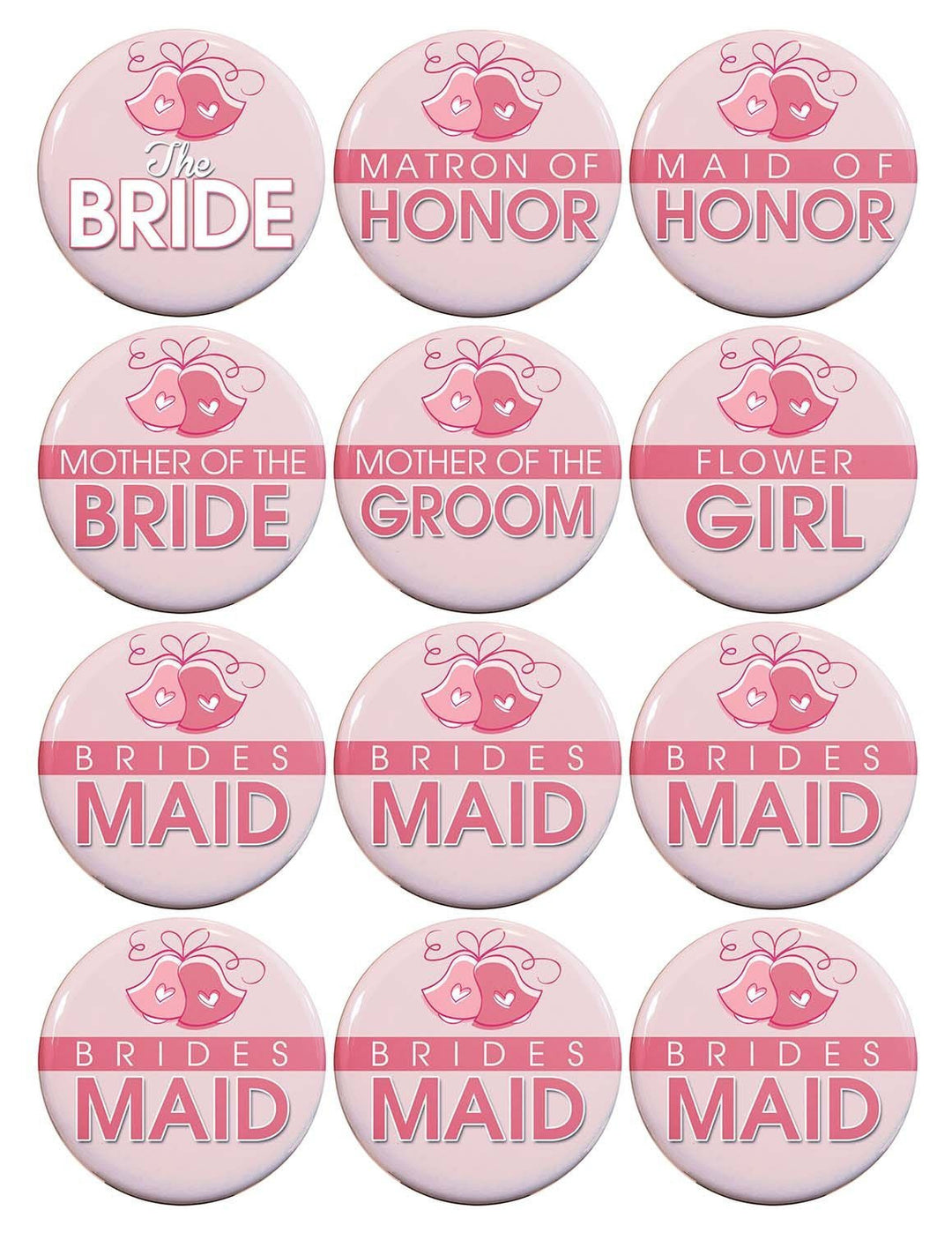 Wedding Button Set - Buttonsmith Inc.