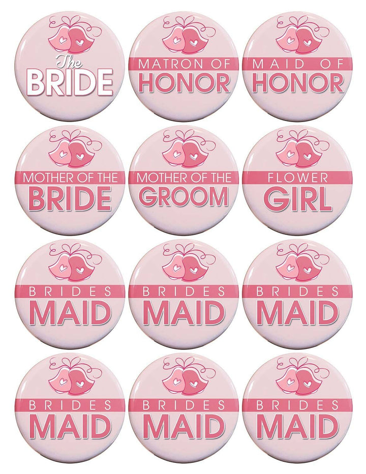 Wedding Button Set - Buttonsmith Inc.