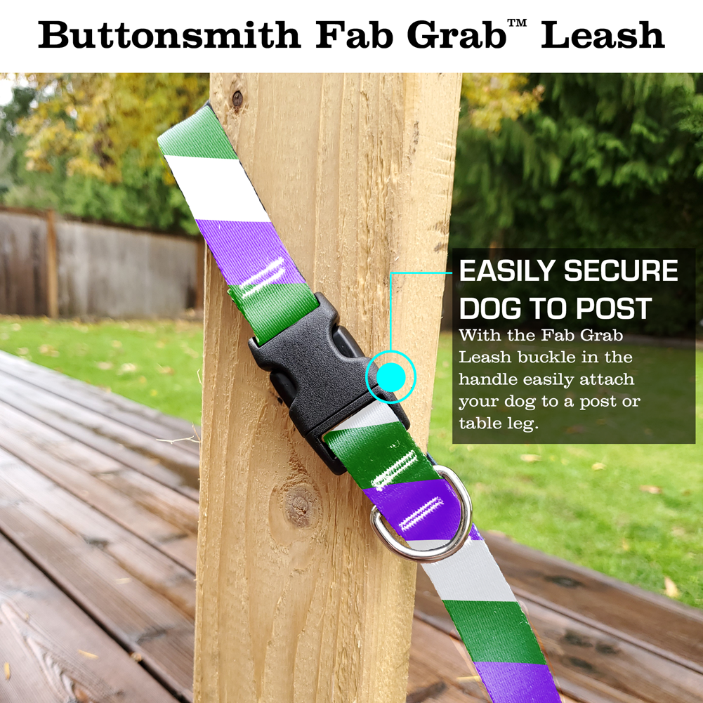 Pride Gender Queer Fab Grab Leash - Made in USA