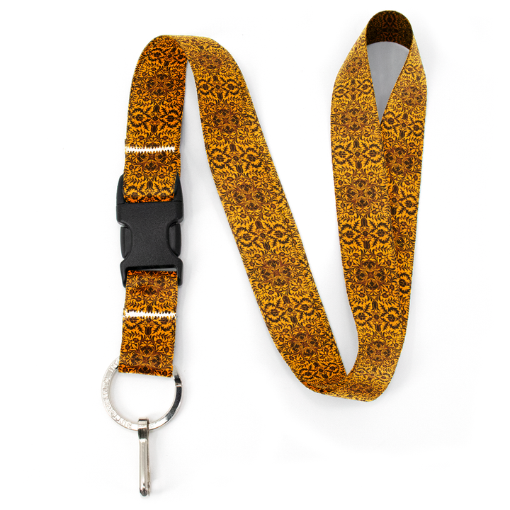 Morris Borage Premium Lanyard - with Buckle and Flat Ring - Made in the USA