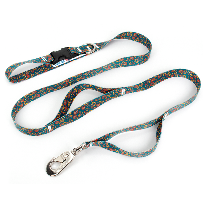 Kalimkari Aqua Fab Grab Leash - Made in USA