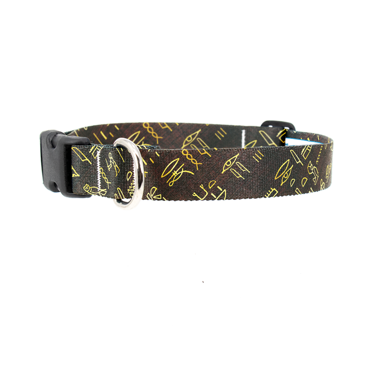 Egyptian Hieroglyphics Dog Collar - Made in USA