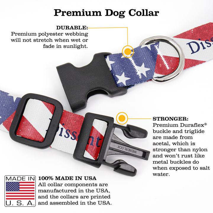 Dissent Dog Collar - Made in USA