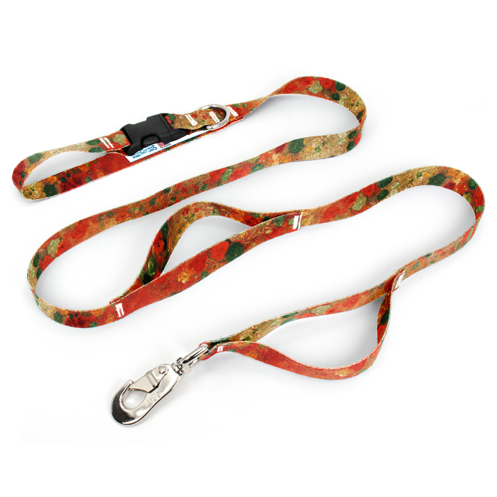 Odilon Nasturtiums Fab Grab Leash - Made in USA