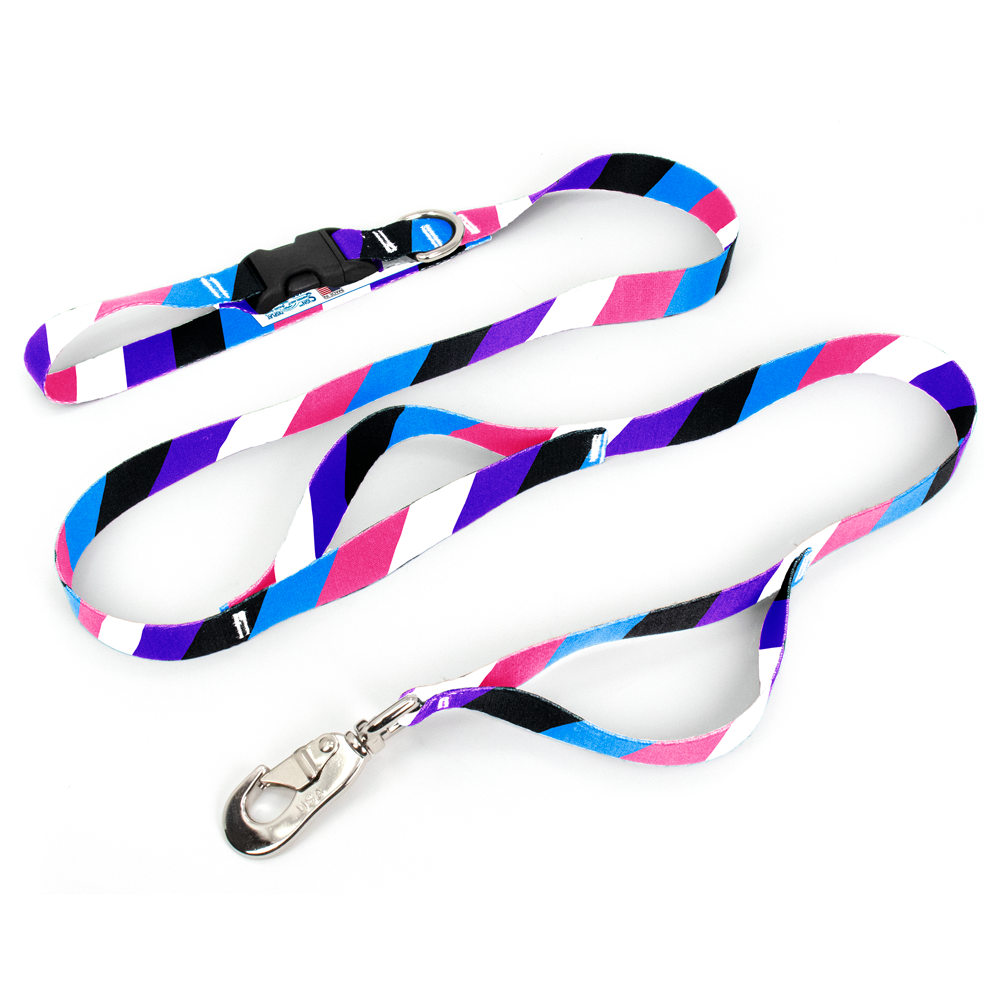 Pride Gender Fluid Fab Grab Leash - Made in USA