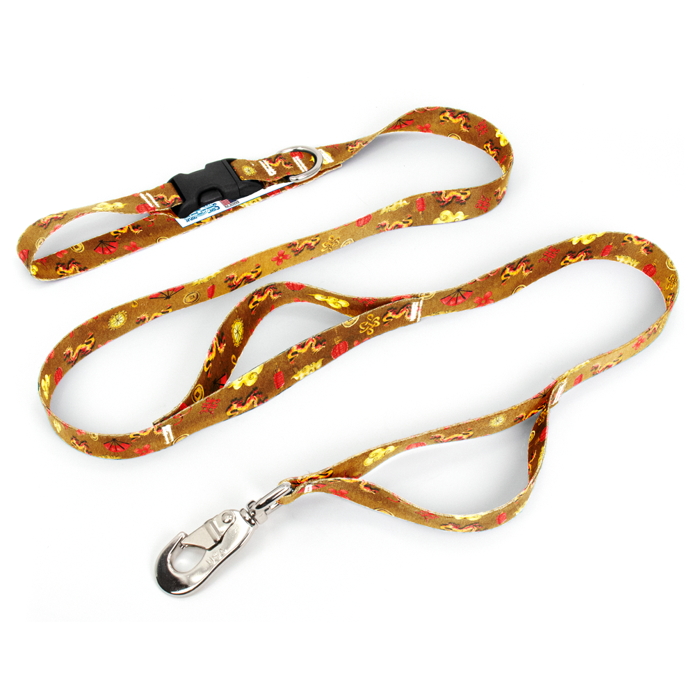 Zodiac Lunar Dragon Fab Grab Leash - Made in USA