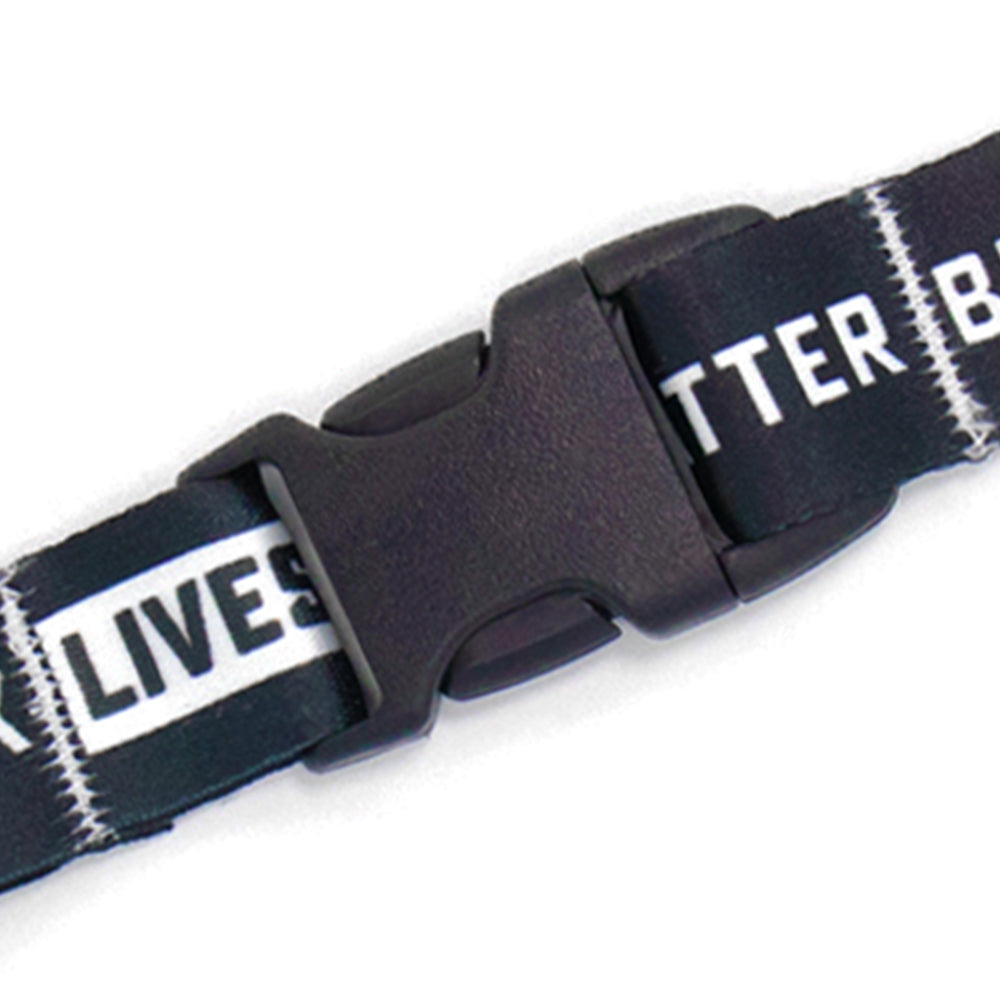 Buttonsmith Black Lives Matter Custom Lanyard - Made in USA - Buttonsmith Inc.