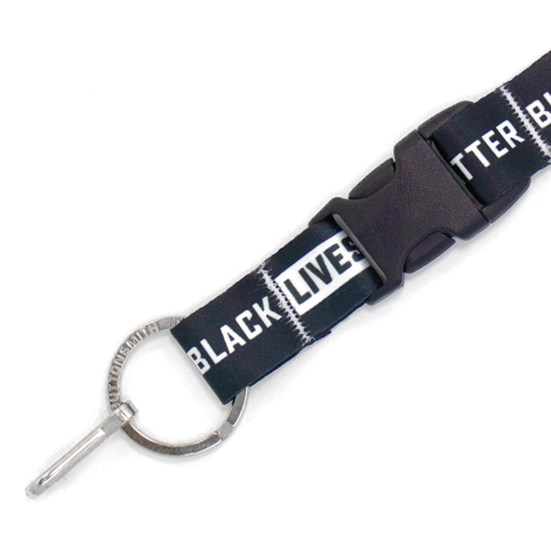 Buttonsmith Black Lives Matter Custom Lanyard - Made in USA - Buttonsmith Inc.