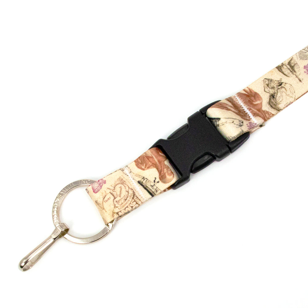 Buttonsmith Anatomy Lanyard - Made in USA - Buttonsmith Inc.