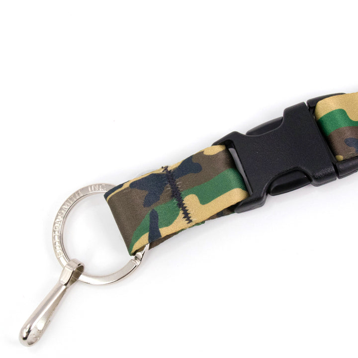 Buttonsmith Woodland Camo Lanyard - Made in USA - Buttonsmith Inc.