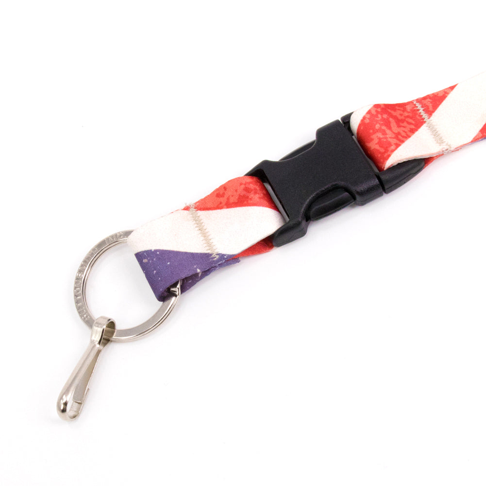 Buttonsmith Old Glory Custom Lanyard Made in USA - Buttonsmith Inc.