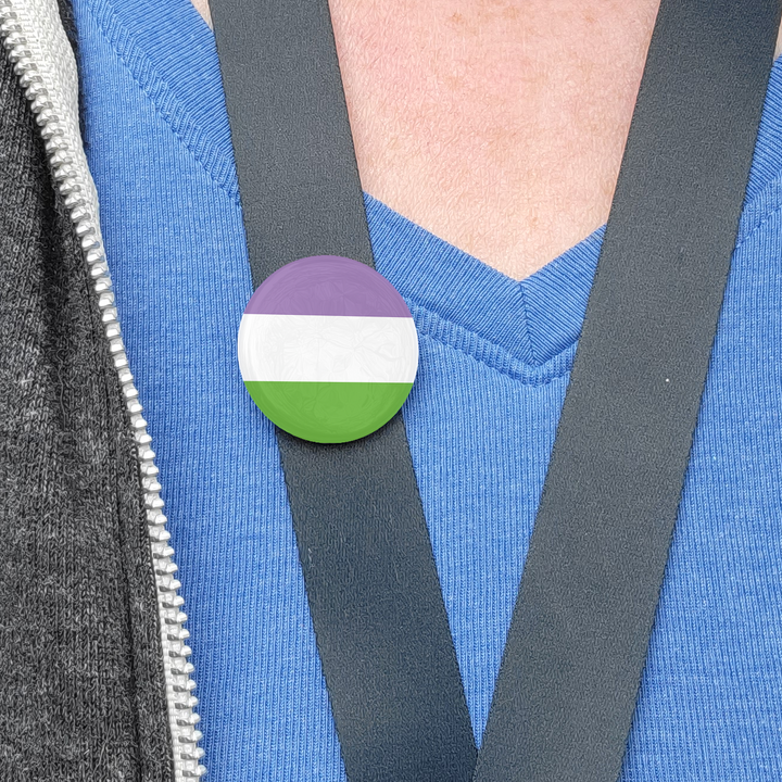 Gender Queer Pride Flag Buttons