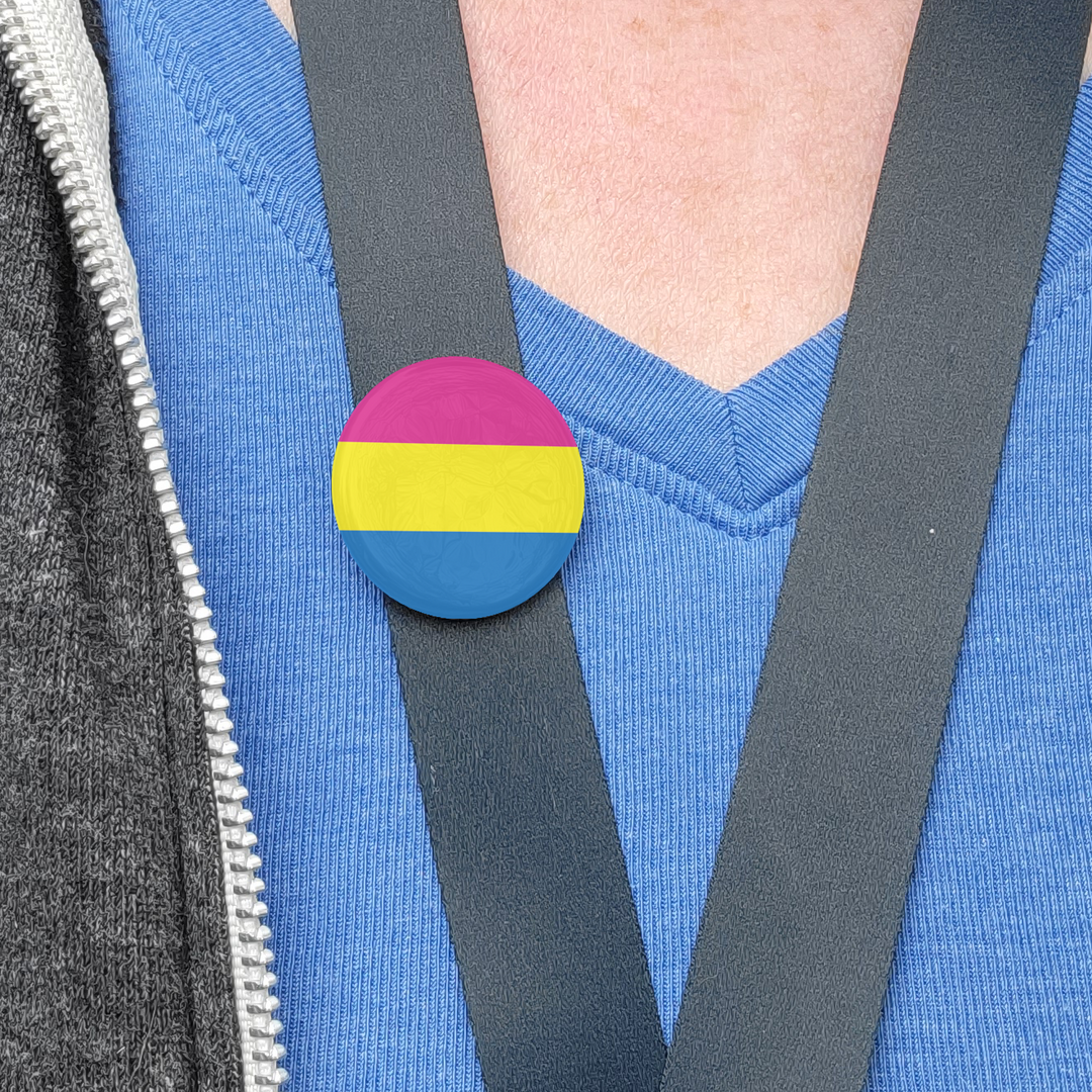 Pansexual Pride Flag Buttons