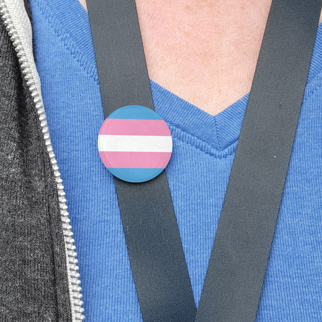 Transgender Pride Flag Buttons