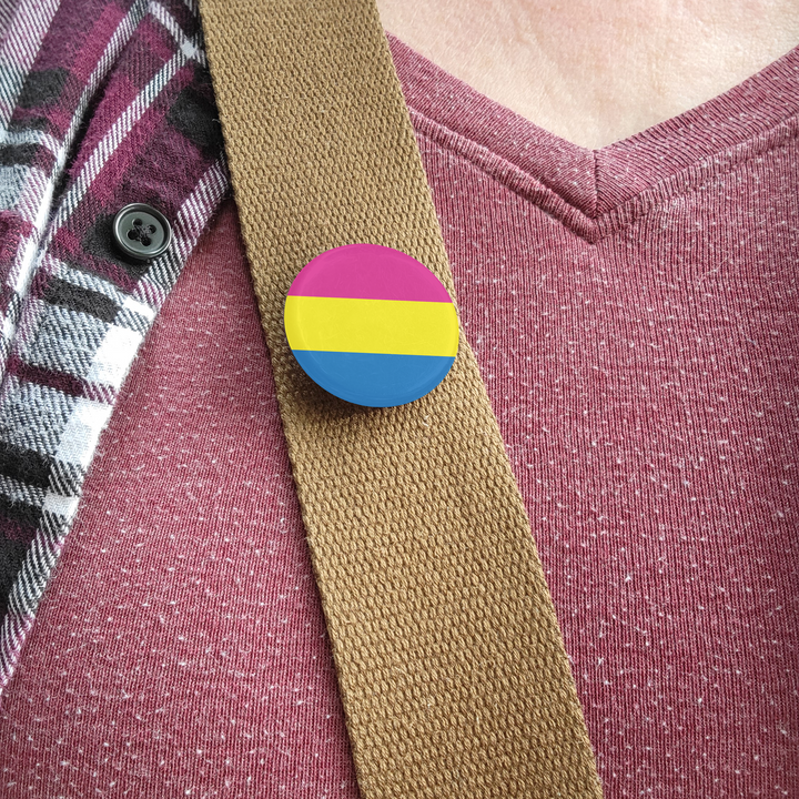 Pansexual Pride Flag Buttons