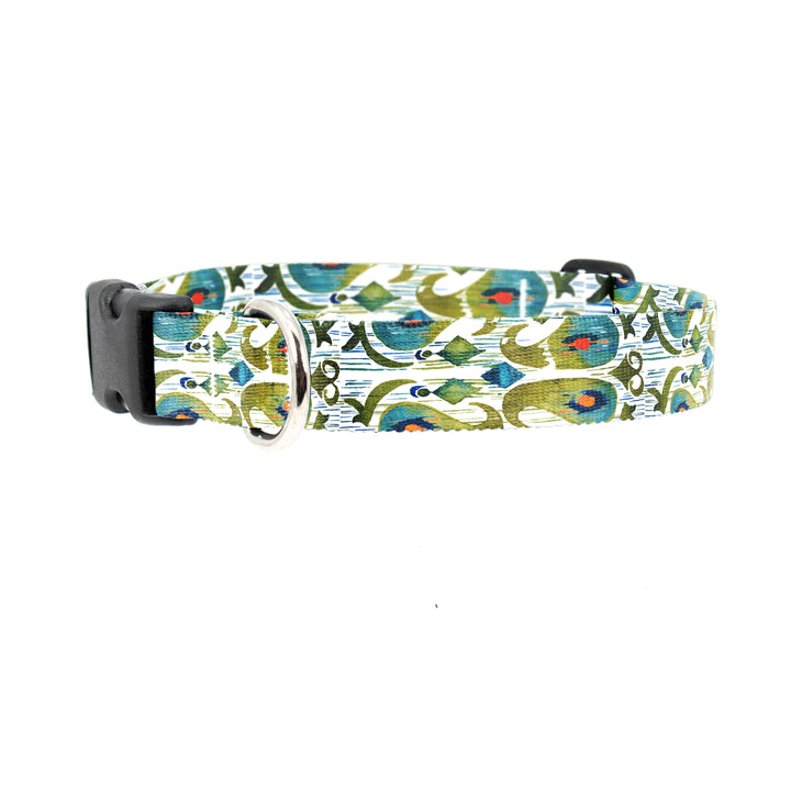 Ikat Cucumber Dog Collar - Made in USA