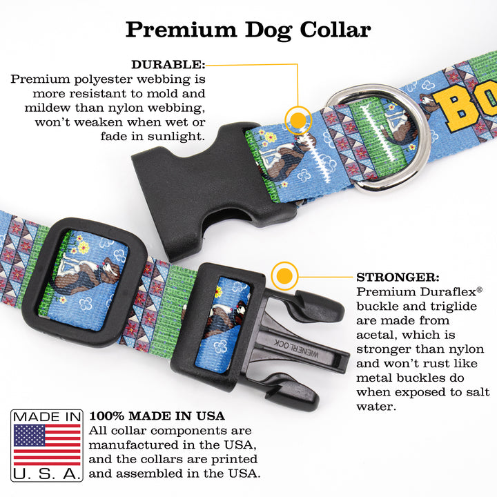 Buttonsmith Rebecca McGovern Dog Custom Dog Collar - Made in USA