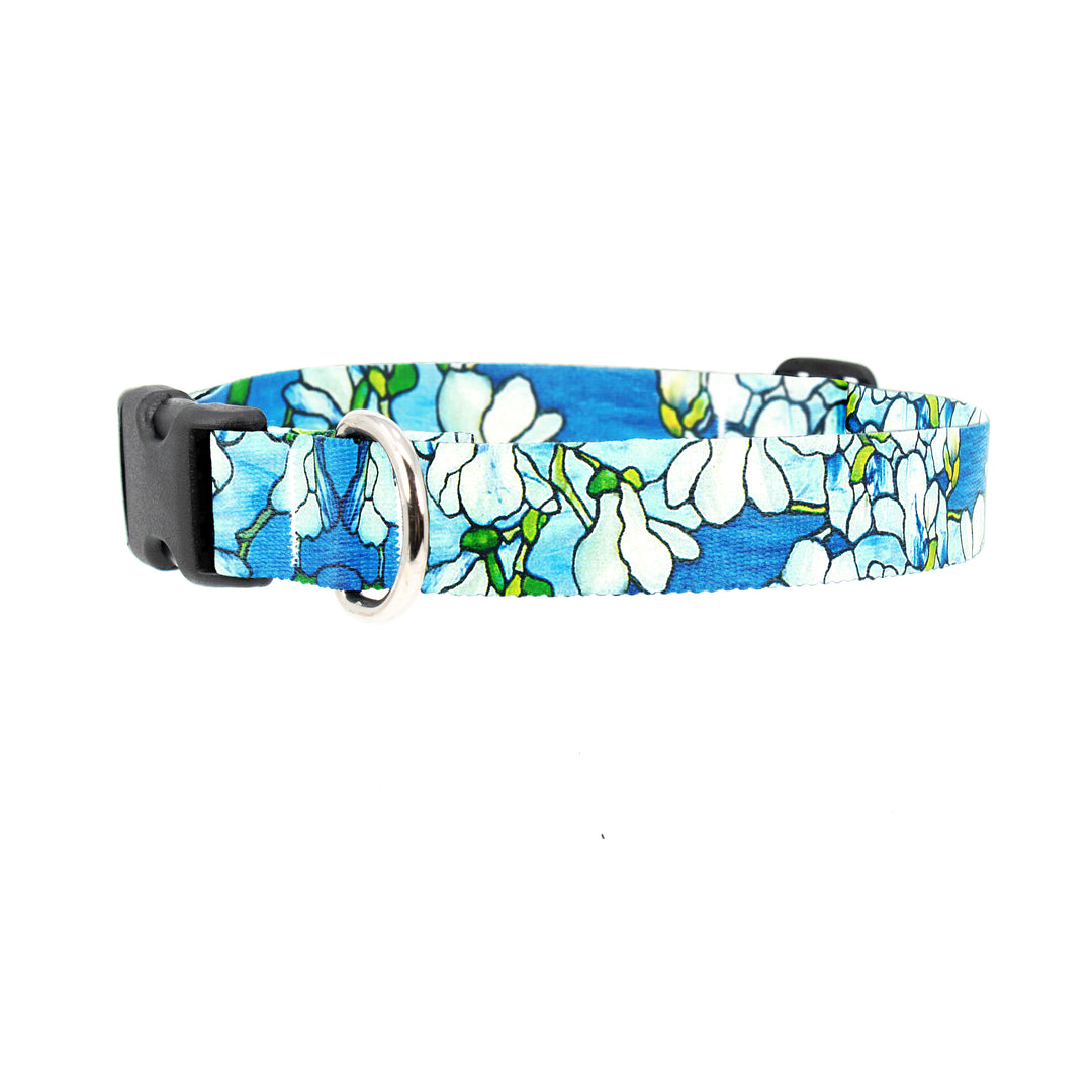 Tiffany Magnolia Dog Collar - Made in USA