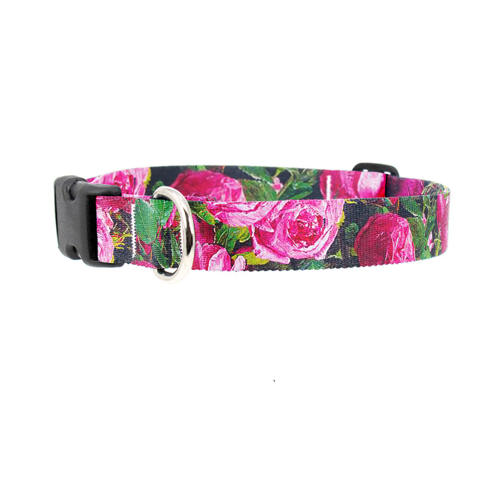 Waldmueller Roses Dog Collar - Made in USA