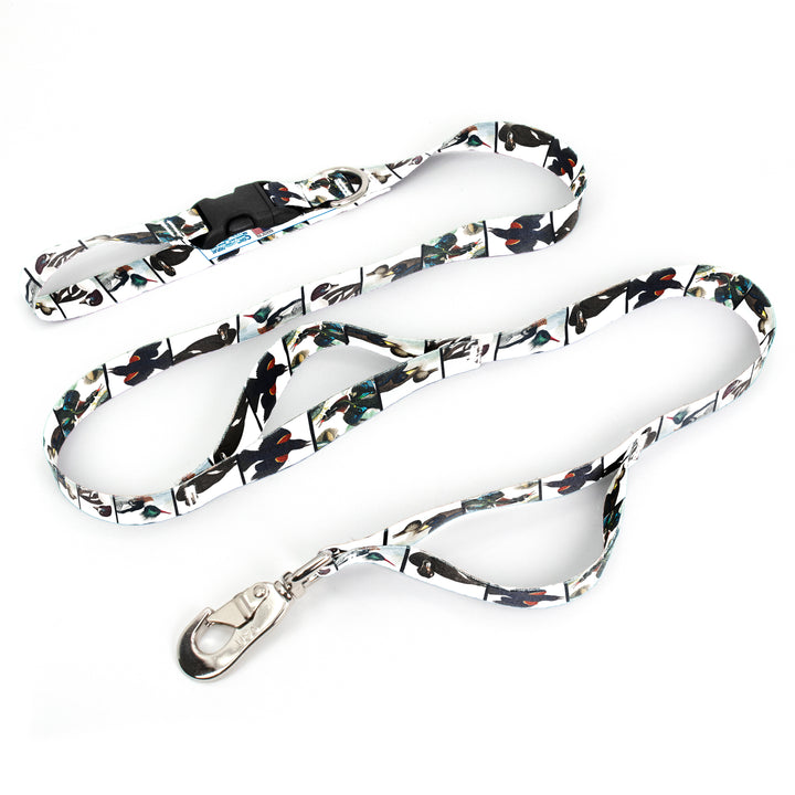 Audubon Ducks Fab Grabáµ€á´¹ Leash - Made in USA - 3 Handles - Heavy Duty Quick Clasp - Buttonsmith Inc.