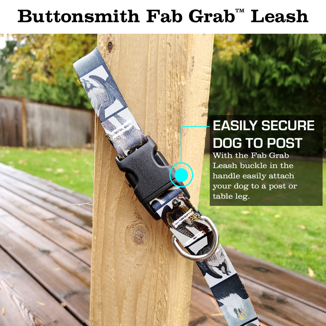 Audubon Raptors Fab Grab Leash - Made in USA