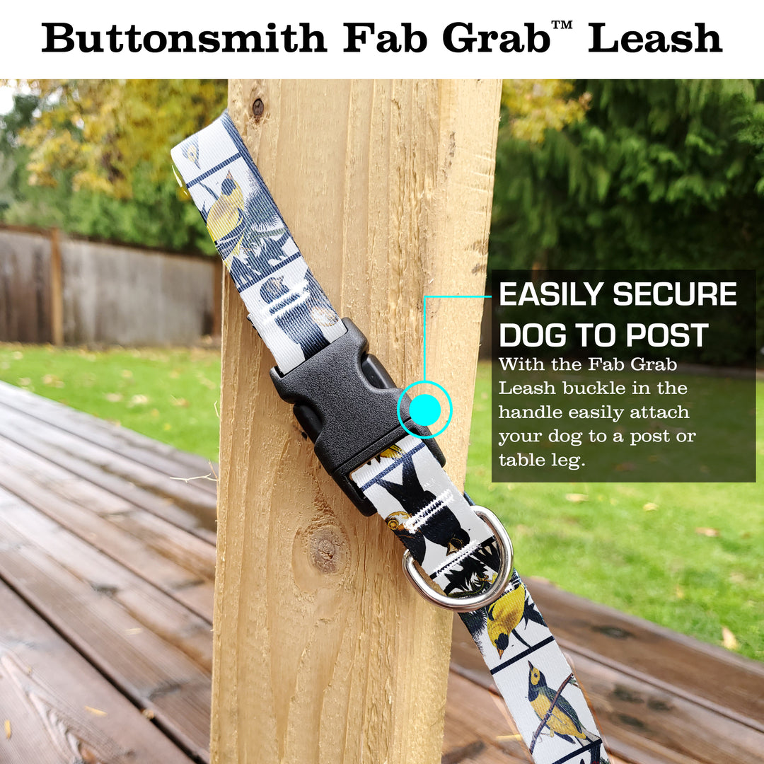 Audubon Songbirds Fab Grab Leash - Made in USA