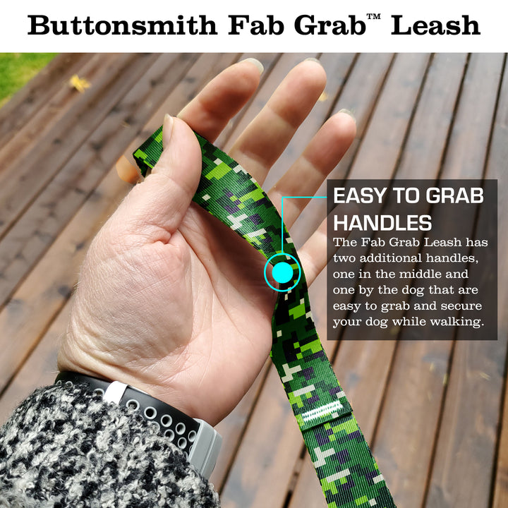 PixelLand Camo Fab Grab Leash - Made in USA