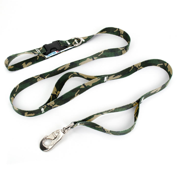 Woodland Camo Fab Grab Leash - Made in USA