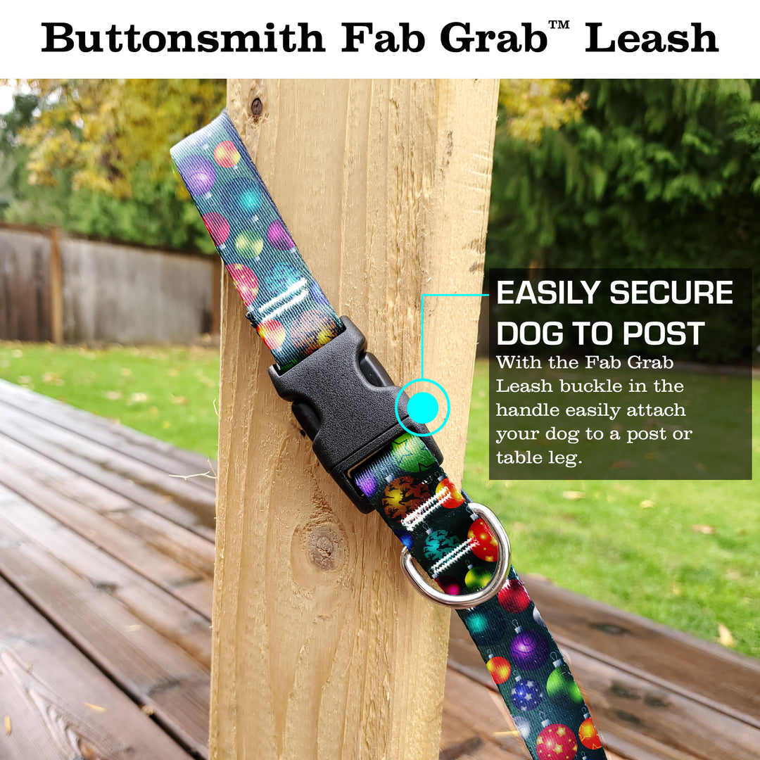 Christmas Ornaments Fab Grab Leash - Made in USA