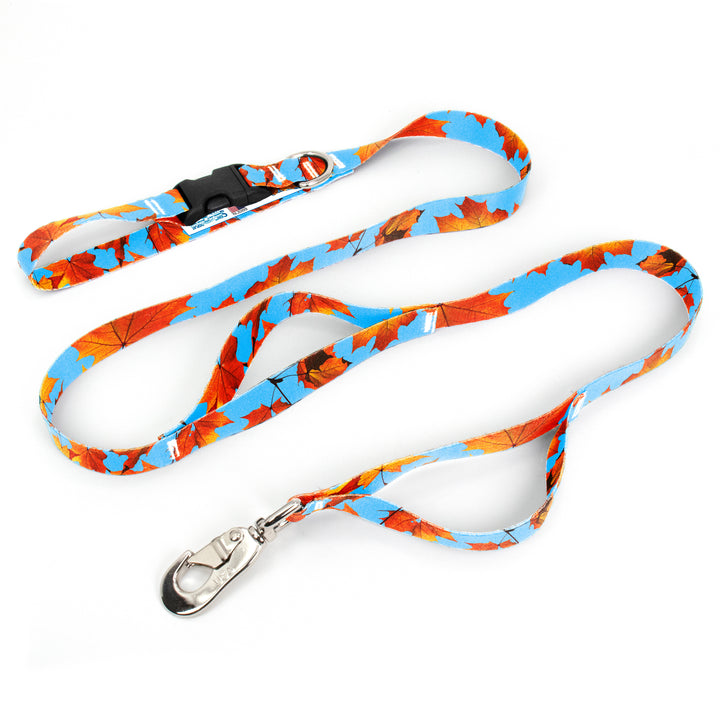 Fall Leaves Fab Grab Leash - Made in USA