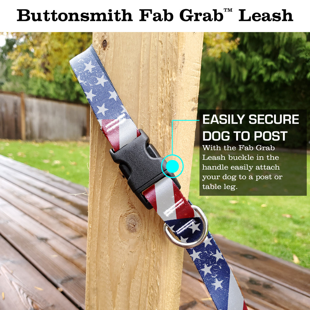 Flags Old Glory Fab Grab Leash - Made in USA