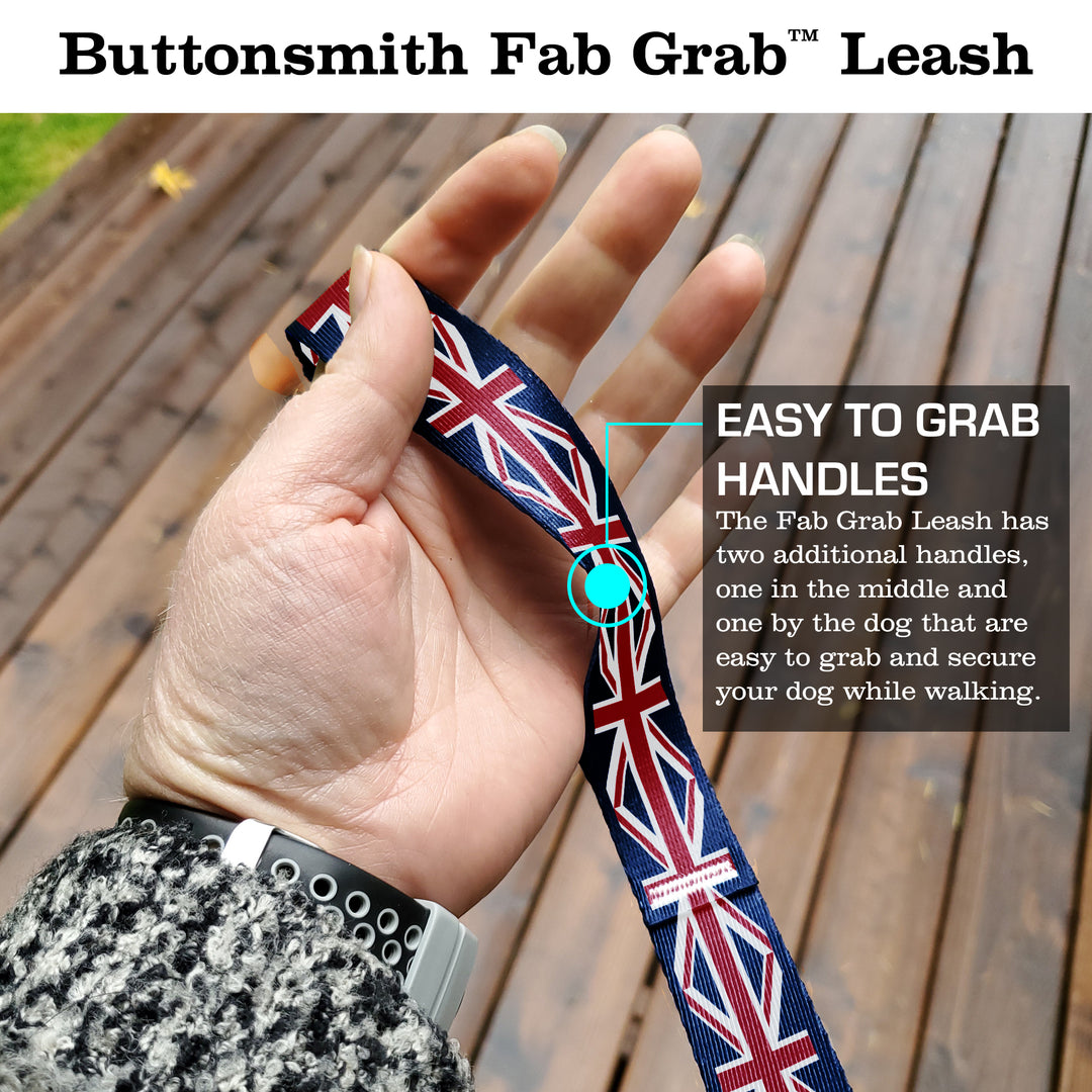 Flags Union Jack Fab Grab Leash - Made in USA