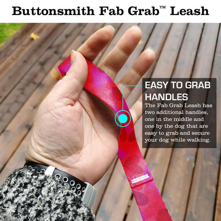 Hearts Fab Grab Leash - Made in USA