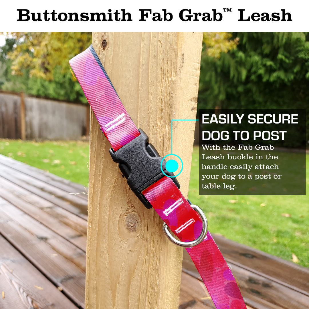 Hearts Fab Grab Leash - Made in USA