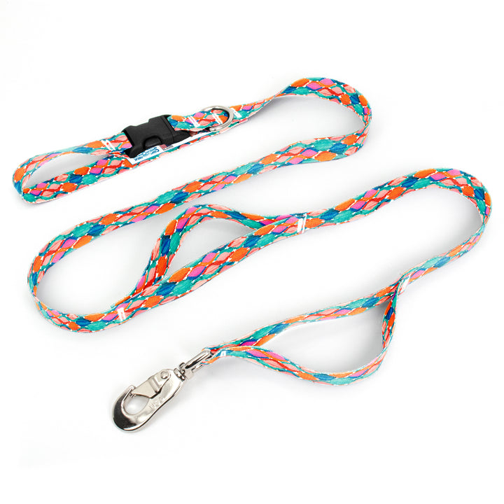 Ikat Marmalade Fab Grab Leash - Made in USA