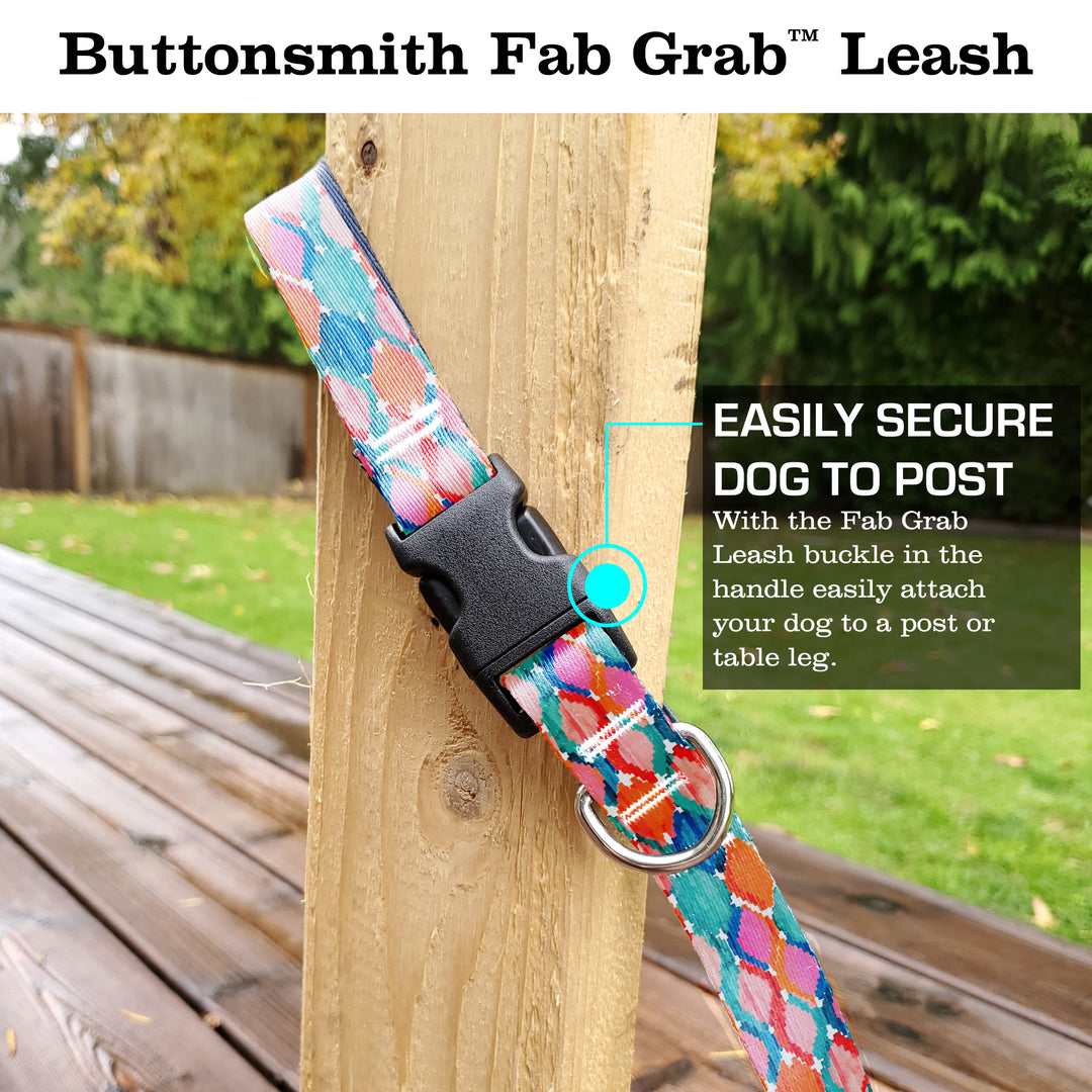 Ikat Marmalade Fab Grab Leash - Made in USA