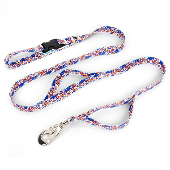 Ikat Mosaic Fab Grab Leash - Made in USA